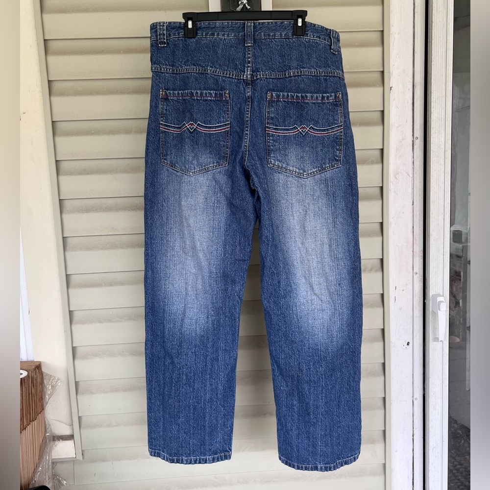 Vintage Paco Jeans Mens 39x32.5-measured Wide Leg Y2K Streetwear Stovepipe 90s